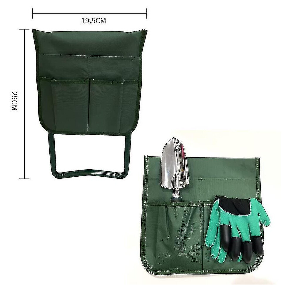 2 Pcs Gardening Workseats Tool Side Bag Pockets Pouch For Garden Bench Garden Kneeler Stools Gardening(not Include Kneeling Chairs)
