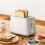 GreenZech Toaster Bread Maker from Toast Machine Breakfast Machine Mini Sandwich Maker 750W Fast Heating Double Side Baking 5