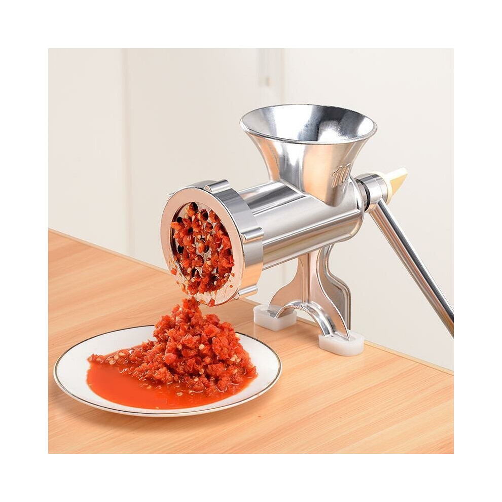 (Type A) Meat Grinder Sausage Filler Stainless Steel Manual Filling Machine for Pork Beef Fish Chicken Rack Pepper