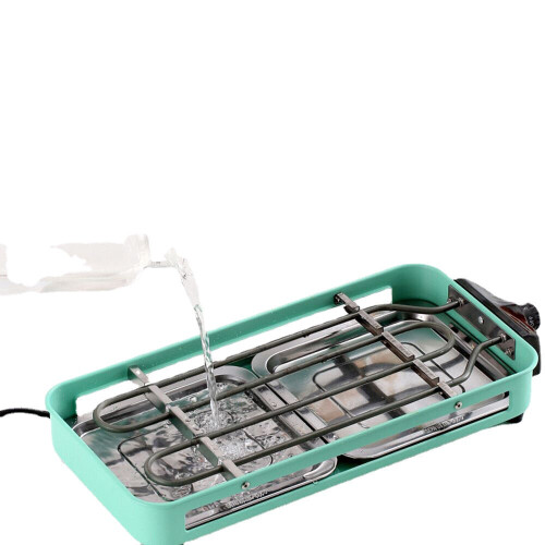 GreenZech Portable Electric BBQ Grill Teppanyaki Smokeless Barbeque Hot Pan Plate Table