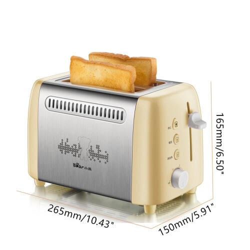 Automatic Household Toaster Two pieces of bread Toaster for Breakfast Bread Maker 2