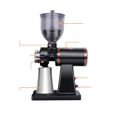 (B 5Pcs) Electric Coffee Grinder 220-240V 180W Adjustable Knob Large Capacity-EU Plug
