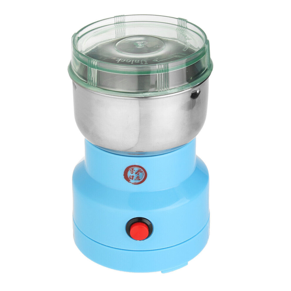 (US Plug) Electric Herb Grain Grinder for Home Oats Corn Wheat Coffee Nuts DIY