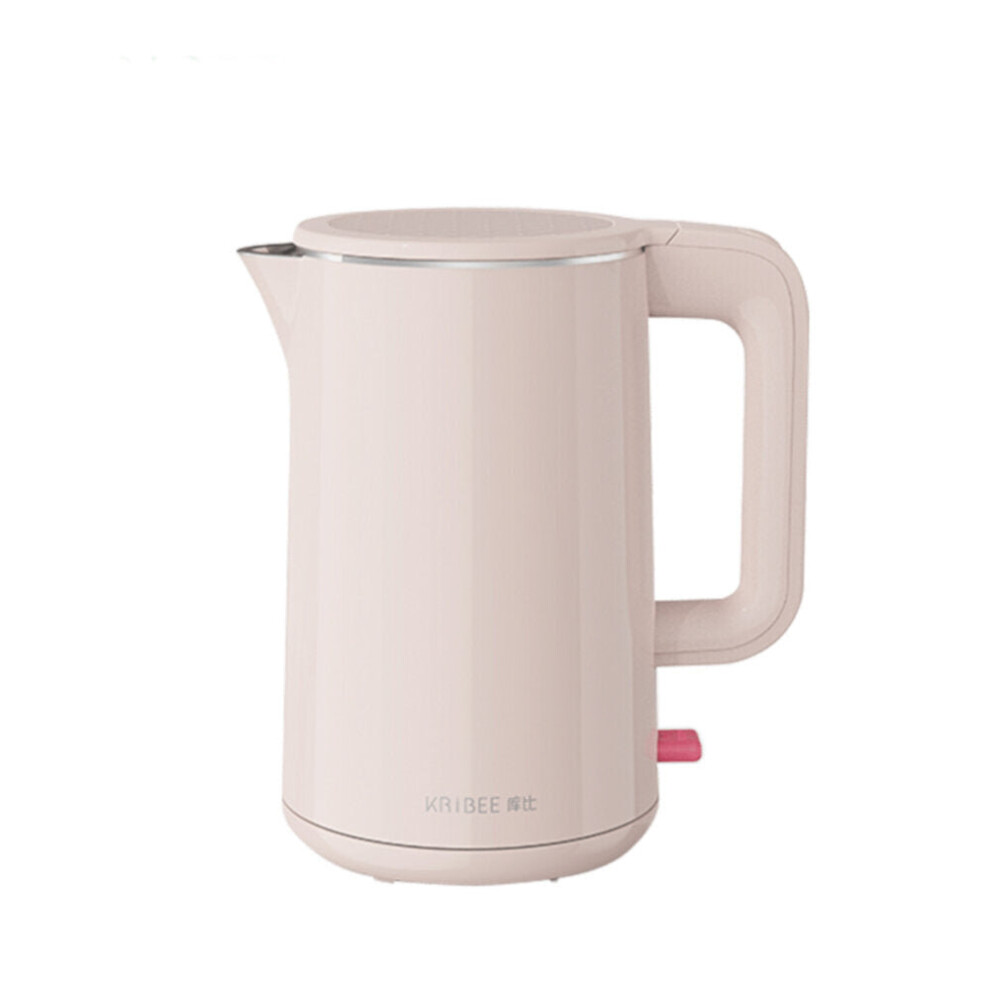 (Pink) Electric Water Kettle 1800W 1.5L Auto-Off Instant Heating 304 Stainless Steel Electric Kettle