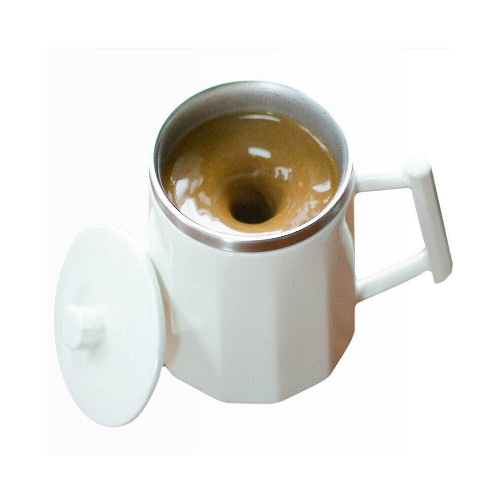 360ml Smart Automatic Self Stirring Ceramic Mug Milk Mixing Coffee Cup No Power Needed