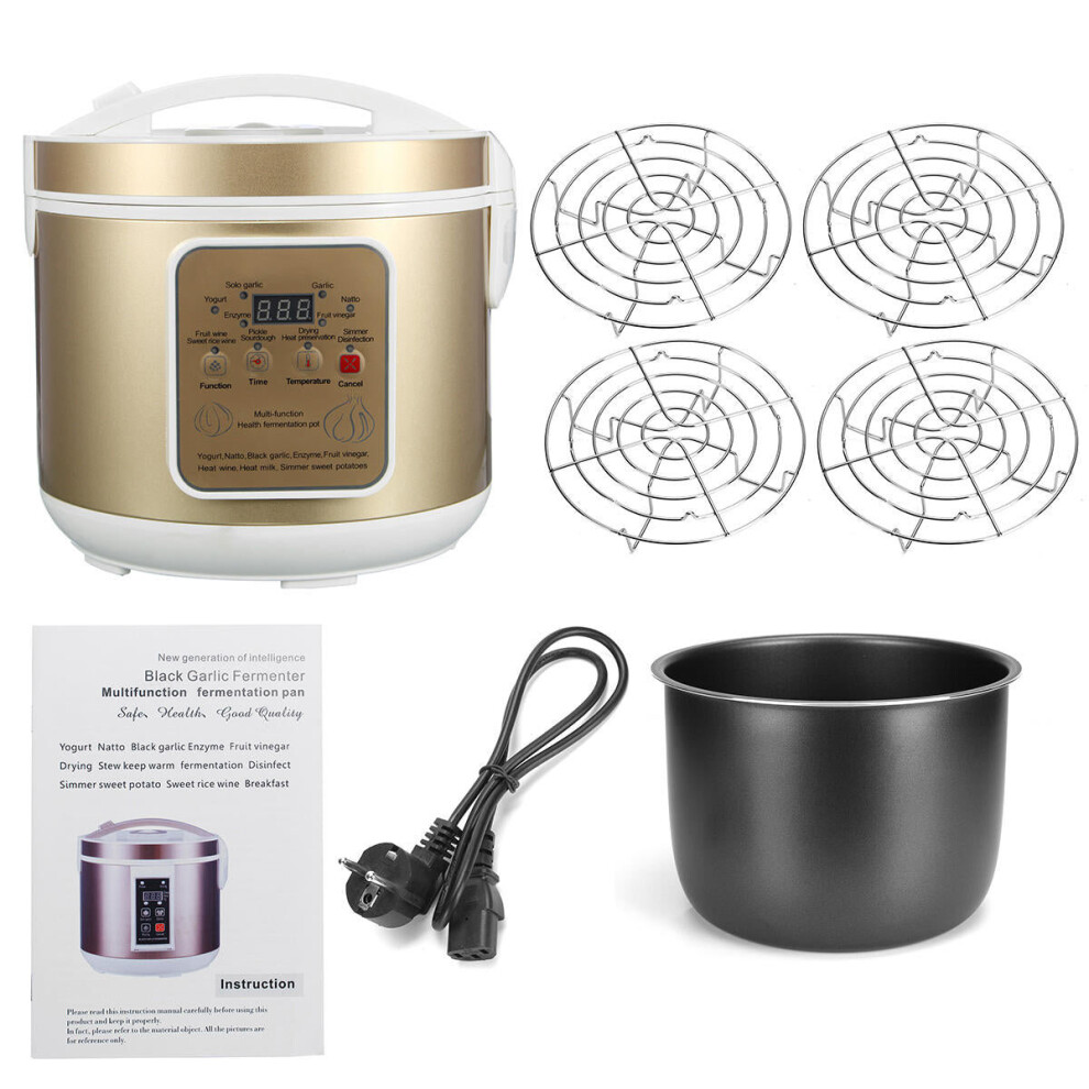 (110V US Plug) 6L Large Capacity Automatic Black Garlic Fermenter Yoghurt Natto Maker Machine