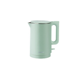 (Green) Electric Kettle One Key Keep Warm Double Anti-scalding 304 Stainless Steel 1500W