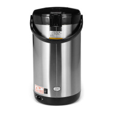 (Black) Audio-technical 750W 5.8L Stainless Steel Electric Kettle Electric Boiler Kettle Microcomputer Control Household Heater