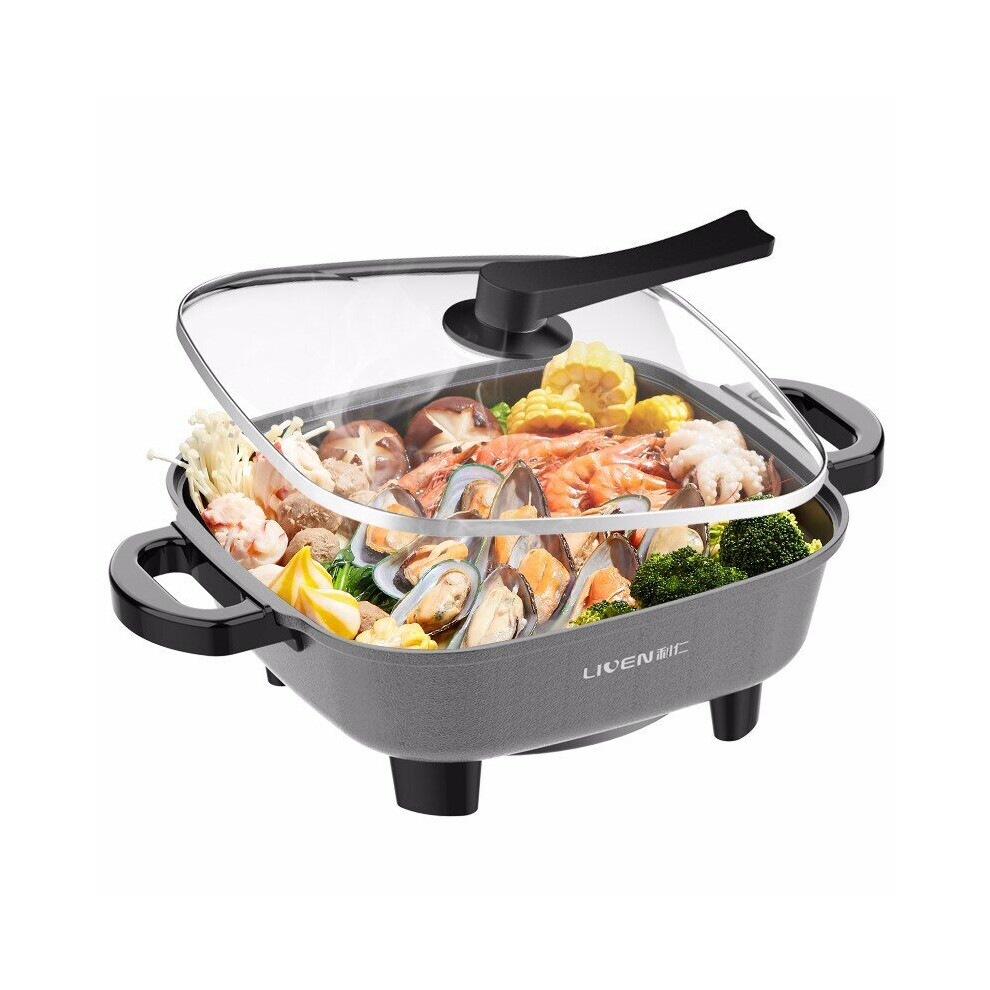 Electric Skillet 5.5L 1800W 5Gear Knob Control Hot Pot Non-Stick Pot from Ecological Chain