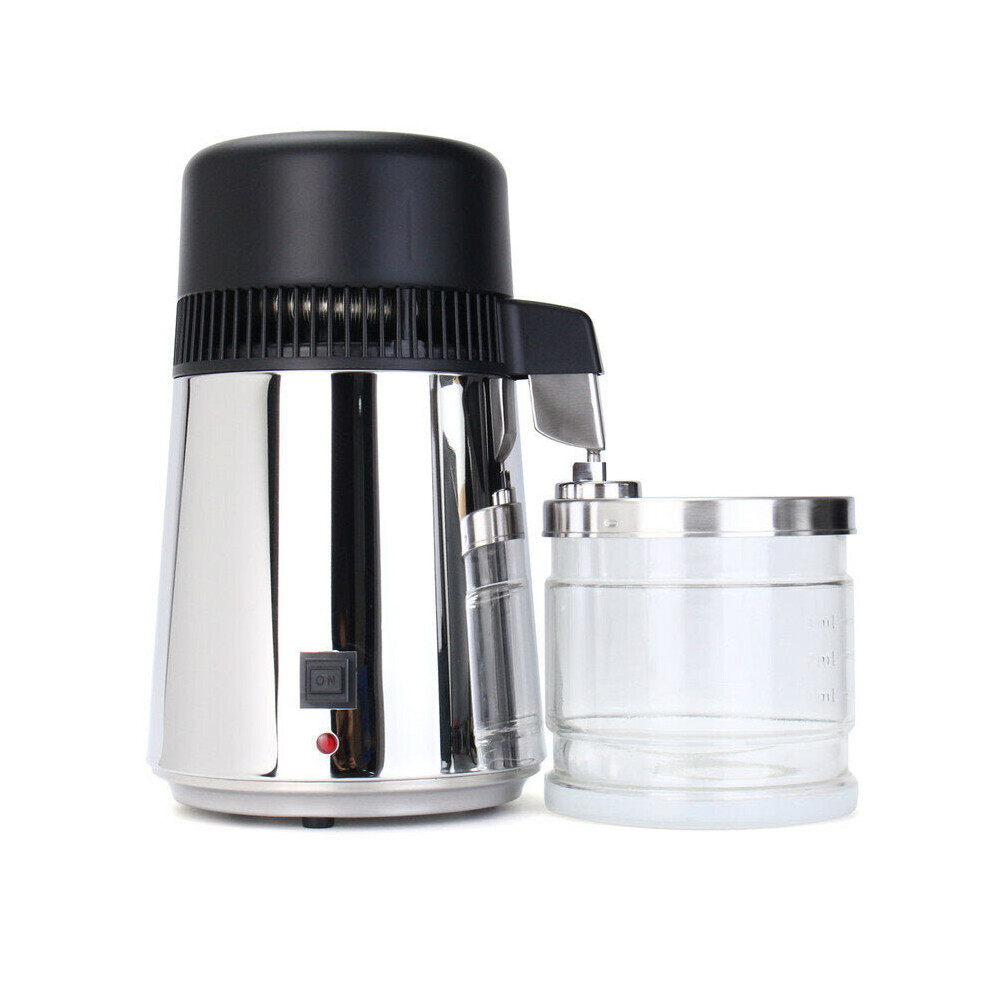 304 Stainless Steel Water Distiller 4L Pure Water Purifier Filter EU Standard Kitchen Appliance