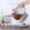 Mini Electric Cooking Pot Automatic Glass Black Tea Pot 4
