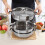 Cooking Pot Stainless Steel Cookware Steaming Boiling Soup Pan Kitchen Set 28CM 5