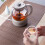 Mini Electric Cooking Pot Automatic Glass Black Tea Pot 5