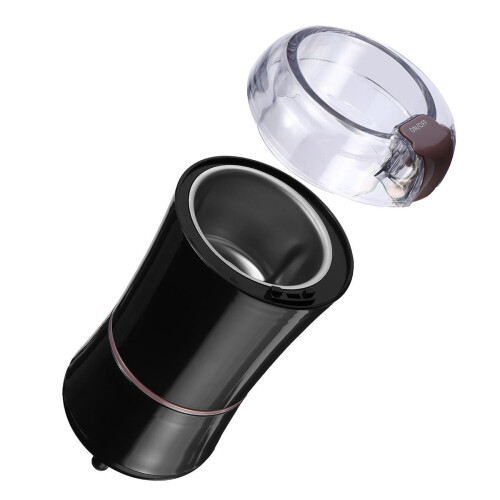 Portable Electric Coffee Grinder Beans Nuts Milling Grinding Machine Black Coffee Machine 2