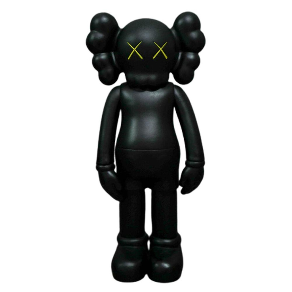 (Black) Kaws Figures Toy Trendy Model Doll Toys Table Decoration Shelf Ornaments Gifts