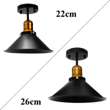 (26cm) Vintage Industrial Chandeliers Hanging Ceiling Light Pendant Light Shade Fixture
