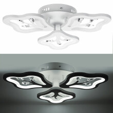 (Pure White) 360LED 4000LM Post-Modern Ceiling Lamp Bedroom LED Chandeliers+Remote Control