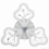 (Warm White) 360LED 4000LM Post-Modern Ceiling Lamp Bedroom LED Chandeliers+Remote Control 2