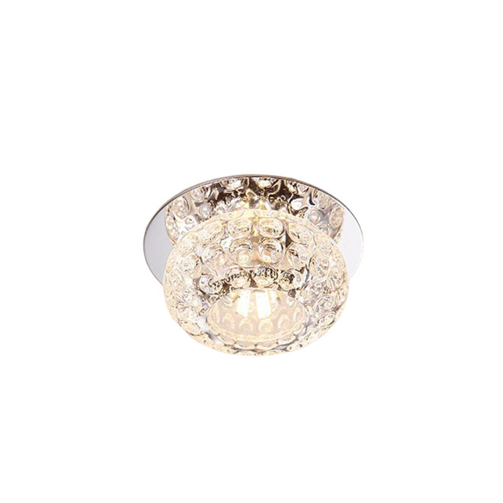 (Warm White, 5W) 3W 5W Modern Round Shape Warm White Pure White Crystal LED Ceiling Light Chandelier Downlight