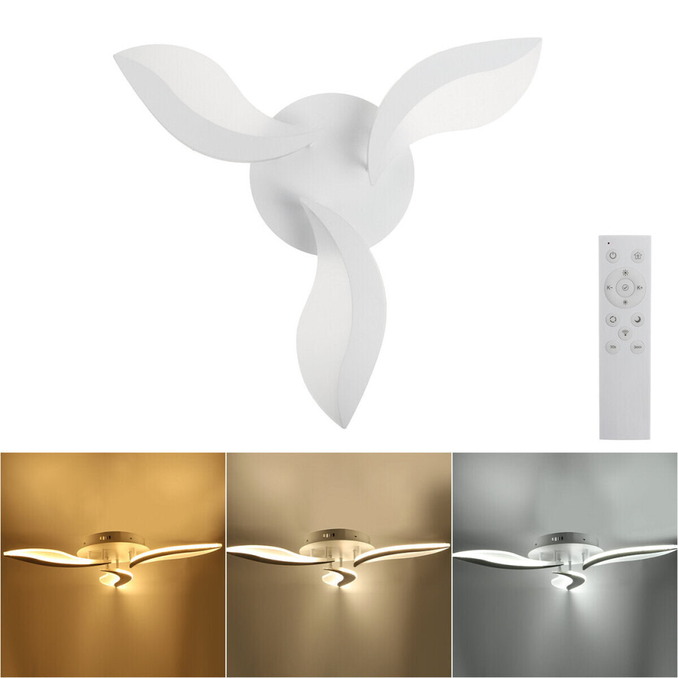 (Pure White) 330LED Modern Leaves Chandeliers Acrylic Ceiling Lights Fixtures Living Bedroom