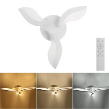 (Warm Light) 330LED Modern Leaves Chandeliers Acrylic Ceiling Lights Fixtures Living Bedroom