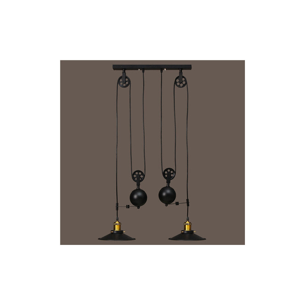 (Black, 1 Light Round) Modern Flower Petal Ceiling Light LED Pendant Light Dining Room Chandelier-image-OPC-PCJQS2X-NEW