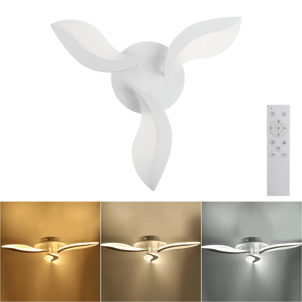 (Stepless dimming) 330LED Modern Leaves Chandeliers Acrylic Ceiling Lights Fixtures Living Bedroom