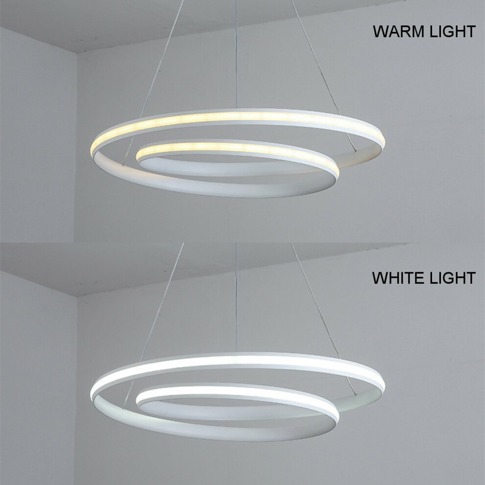 (Warm Light) LED Pendant Light Ceiling Lamp Home Dining Room Dimmable Fixture Decor