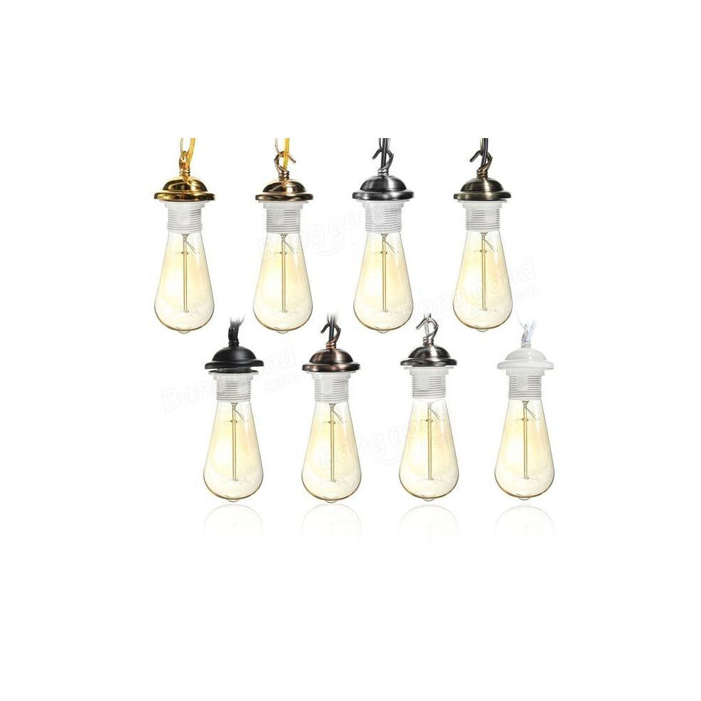 (Chrome) Vintage Industrial Hanging Pendant Light Home Bedroom Living Room Lamp-image-OPC-PCJQS7Z-NEW