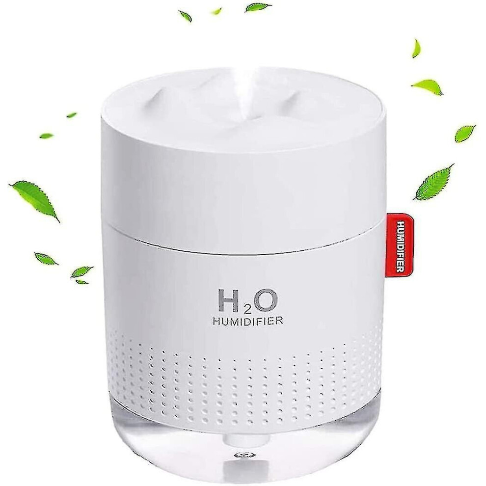 Plants Humidifier Silent Portable Humildifier 500Ml Quiet Air Humidifier With Two Adjustable Mist Mode And With Night Waterless Auto-Off Light