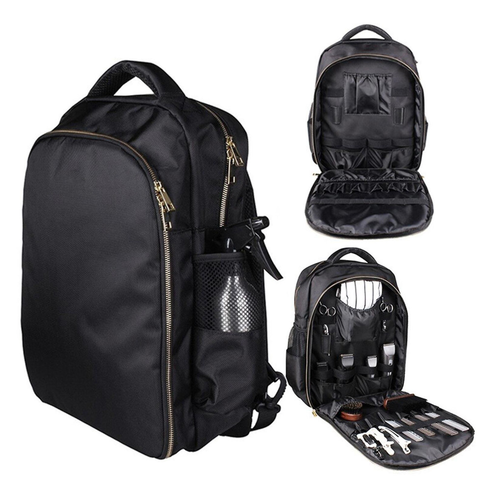 Hairdressing Tools Backpack Waterproof Barber Scissors Bag Hair Cutting Tools Organizer Bag Hairstylist Backpack Makeup Tool Bag