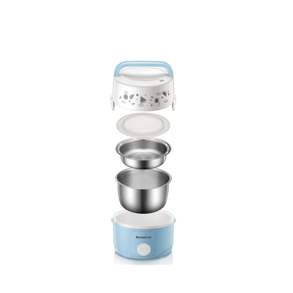 Electric Lunch Box 250W Portable Food Warmer with Removable 304 Stainless Steel Food Container