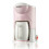 (Pink) Portable Home Automatic Coffee Maker with Ceramic Cup 220V Coffee Machine 3