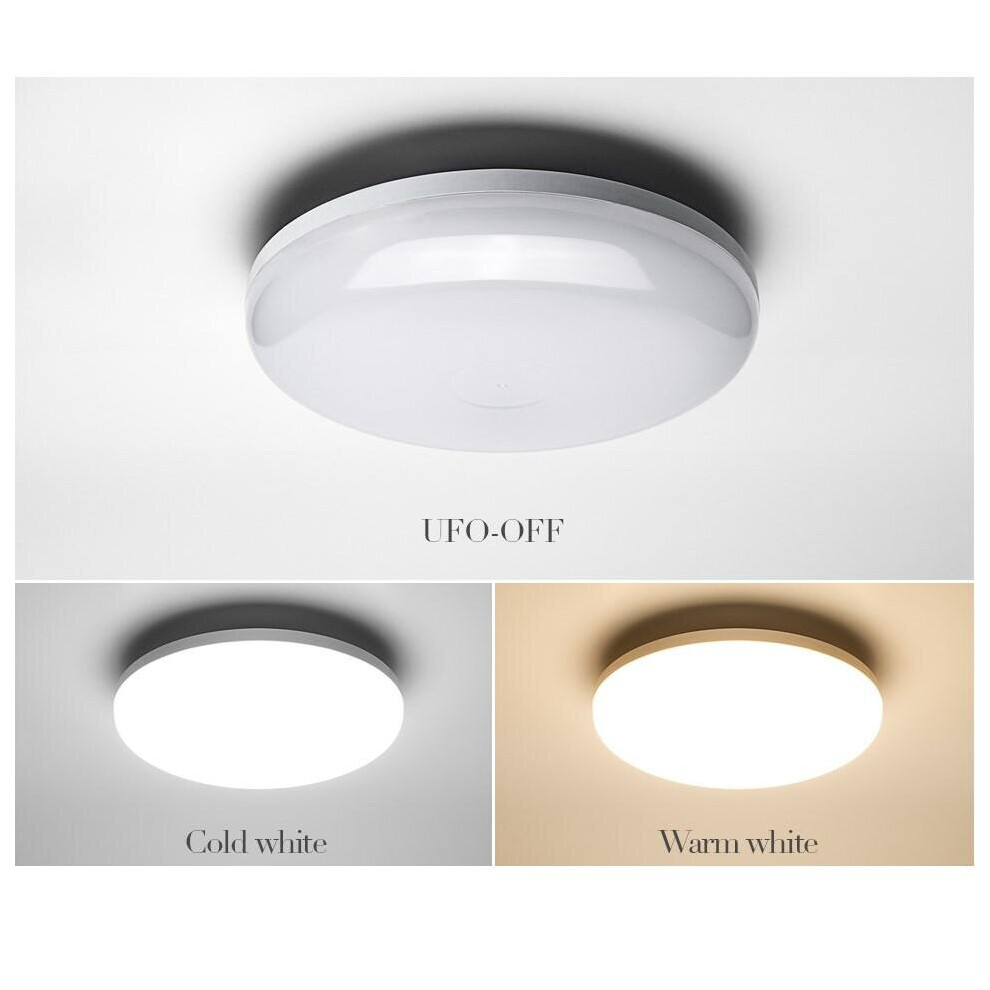 (White, 9W) Modern 9W 13W 18W 24W 36W LED Ceiling Light Surface Mounted Panel Lamp AC85-265V For Home