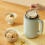 (White) Mini IH Rice Cooker 600W 0.8L Mobile Heating Multifunctional Low Sugar 4