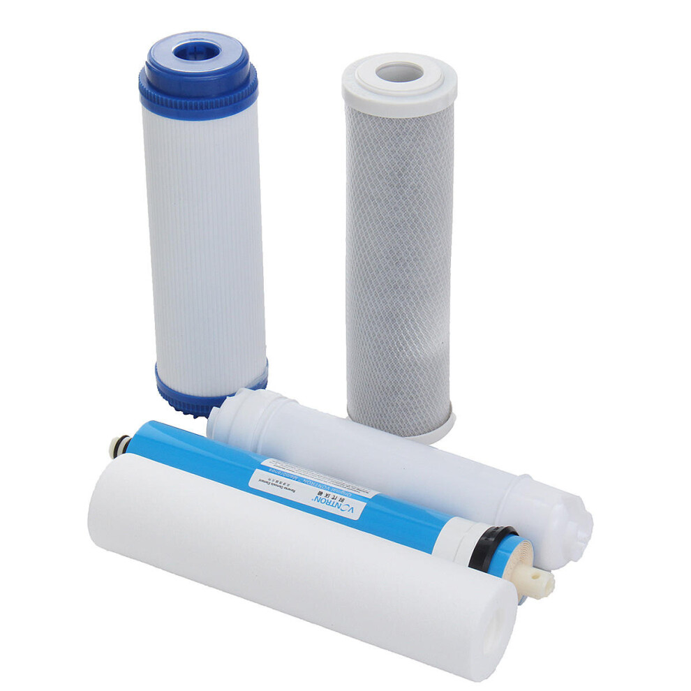 5 Stage Reverse Osmosis FULL Replacement Water Filter Kit with 50 GPD Membrane Home Applicance Part