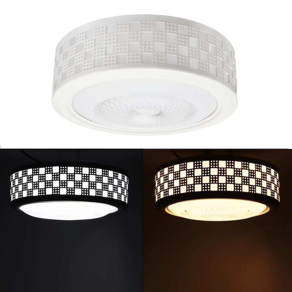 (Warm White) 12W 24 LED Bright Round Ceiling Down Light Modern Luxury Flush Acrylic Lamp