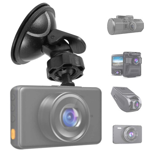 Car Suction Cup Compatible Dash Cam Holder With 6 Types Adapter, 360 Degree 1
