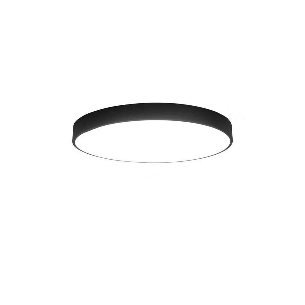 (Warm White, 24W) 12W 18W 24W 5CM Warm/Cold White LED Ceiling Light Black Mount Fixture for Home Bedroom Living Room