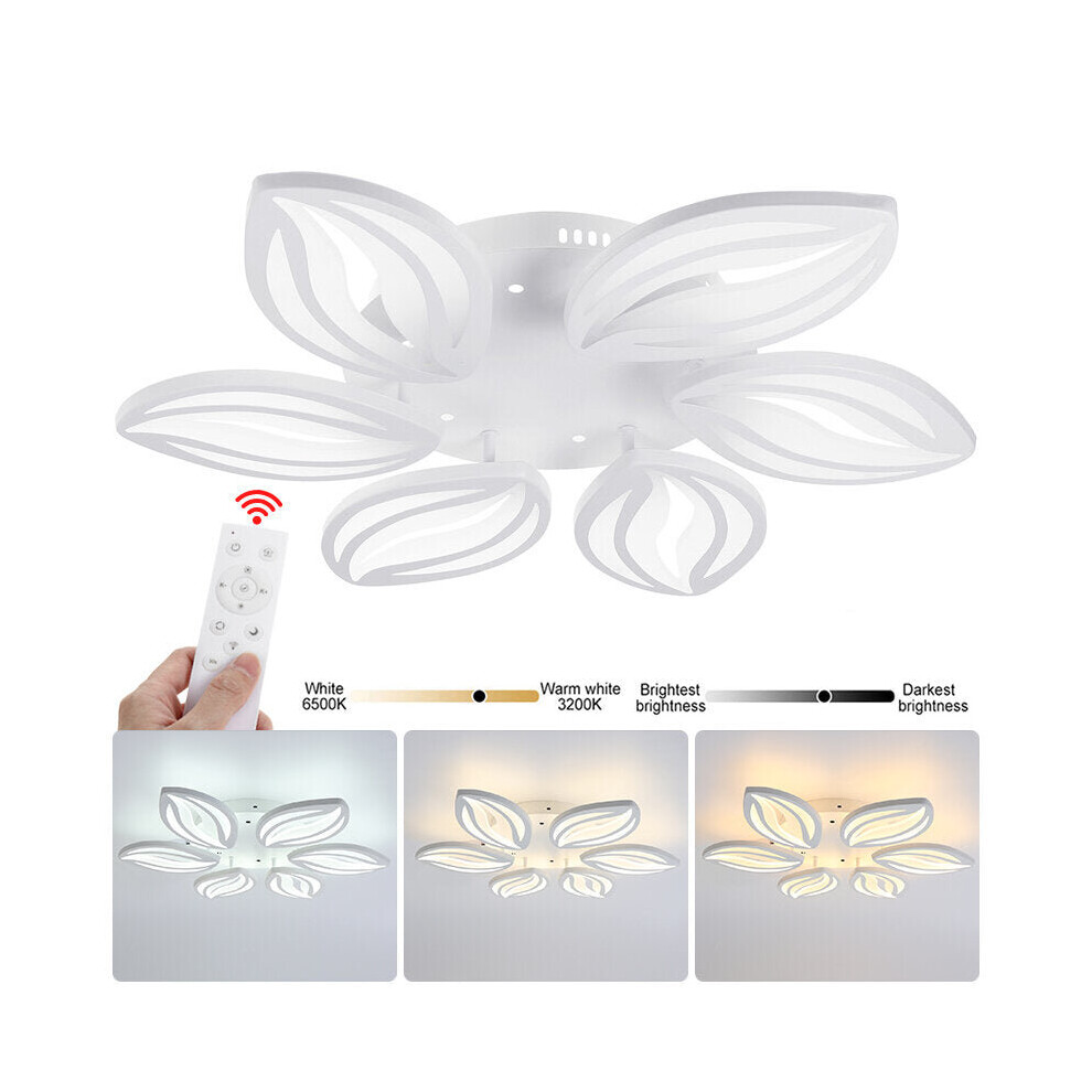 (Three  colors) AC110-220V 7200LM 660LED Acrylic Ceiling Lamp Remote Control Bedroom Living Room