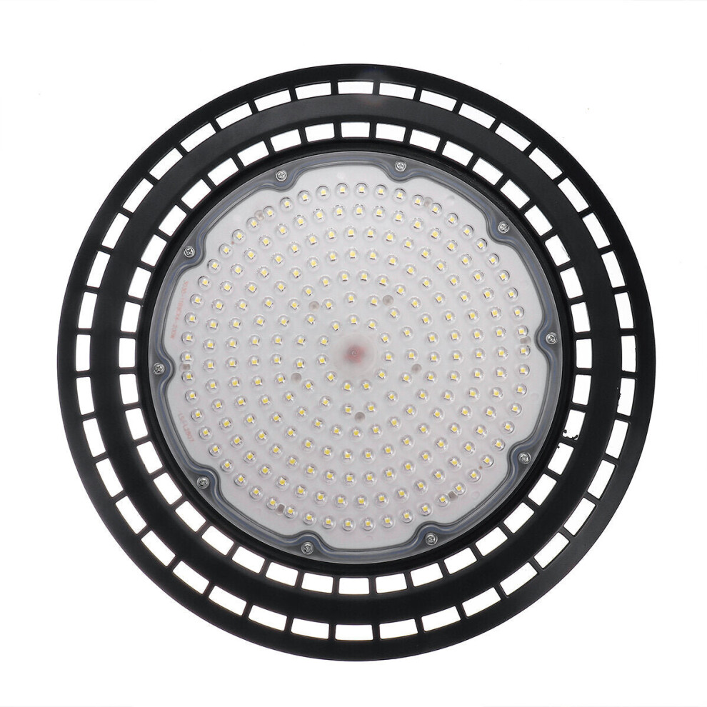 (220LED) 55/110/165/220LED 6000K White Light UFO High Bay Indoor/Outdoor IP65 Factory Warehouse