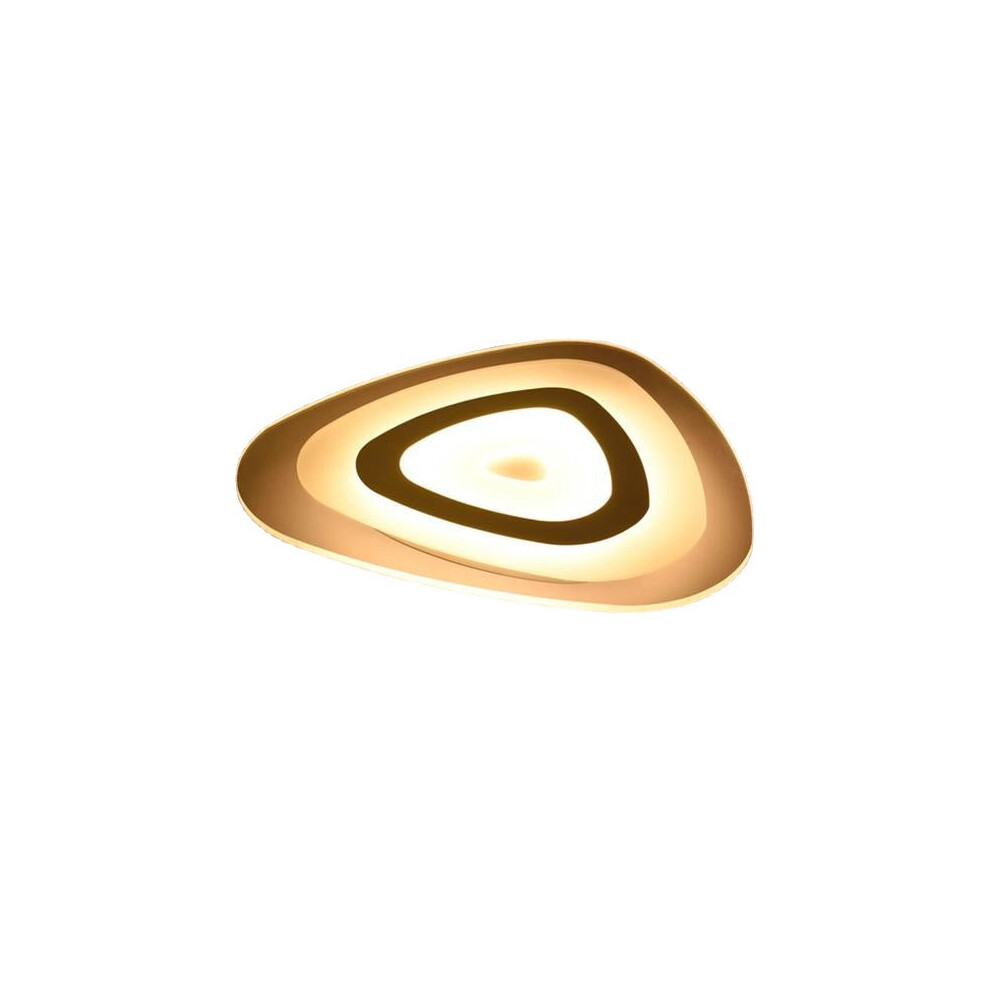 (Warm White) 35W Modern Ultrathin LED Flush Mount Ceiling Light 3 Color Adjustable for Living Room Home