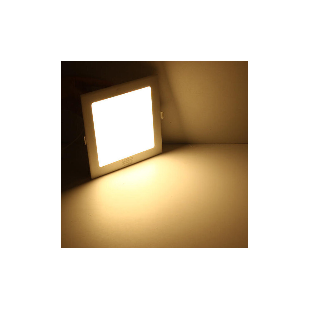 (Warm White) 18W Square Dimmable Ultra Thin Ceiling Energy-Saving LED Panel Light