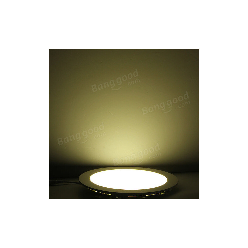 (Cool White) 18W Round Ceiling Ultra Thin Panel LED Lamp Down Light Light 85-265V