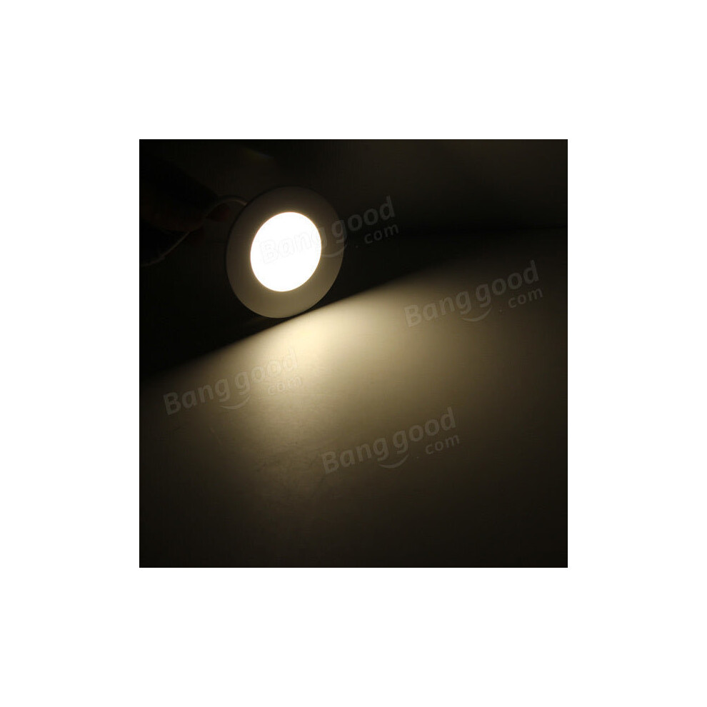 (Warm White) 3W Round Ceiling Ultra Thin Panel LED Lamp Down Light Light 85-265V