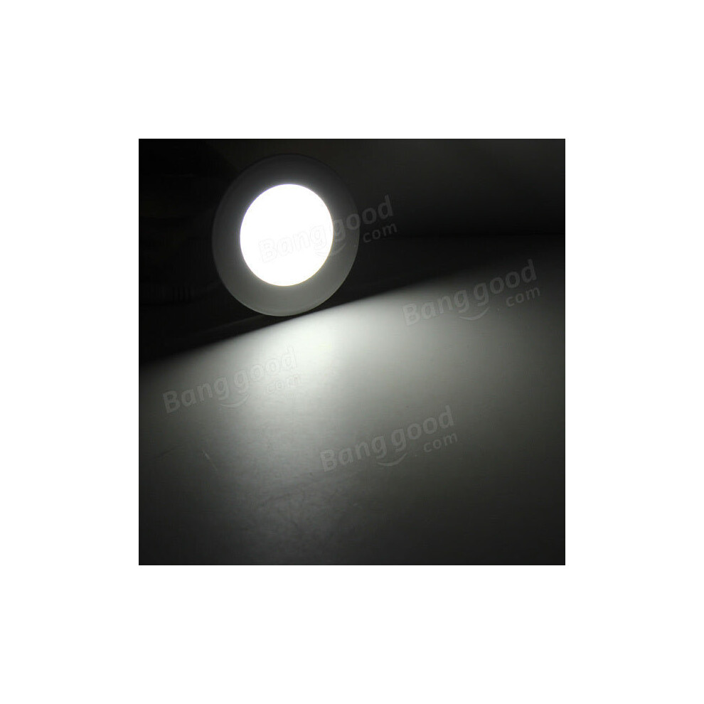 (Cool White) 3W Round Ceiling Ultra Thin Panel LED Lamp Down Light Light 85-265V