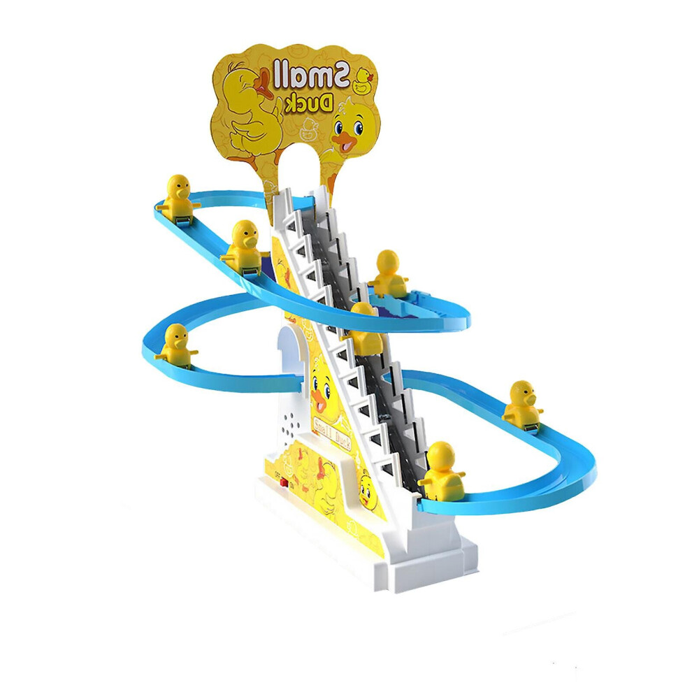 Small Ducks Climbing Toys, Electric Ducks Chasing Race Track Game Set
