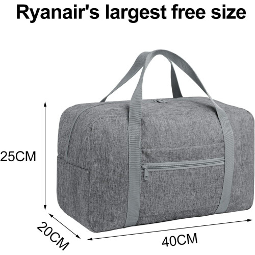 Ryanair Cabin Bags 40x20x25 Underseat Cabin Bag Travel Duffel Bag ...