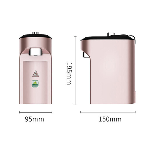 (Blue) Mini Portable Instant Hot Water Machine 3 Seconds Speed Heating Multi-gear Temperature Control for Multi-scene Use 2