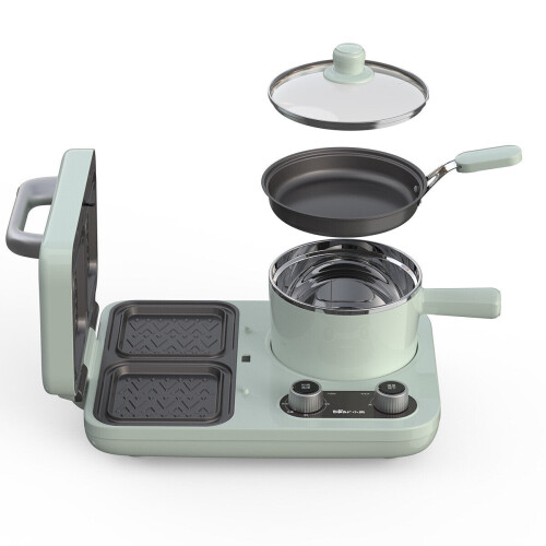 (Green) Multifunctional Breakfast Machine Toast Decoction Partition Operation for Kitchen 2